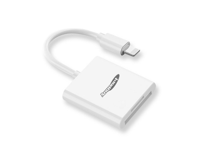 [아이폰15프로 sd카드 리더기] 인터넷 특가 애니포트 아이폰 8핀 OTG SD / TF 카드리더기